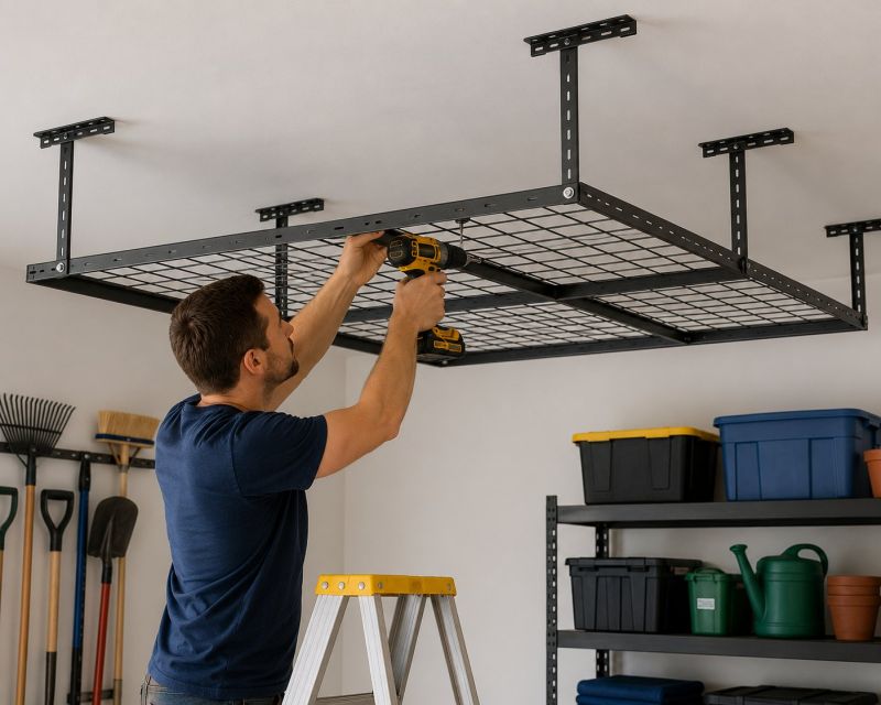 Ceiling Rack Installation in Alexandria, VA