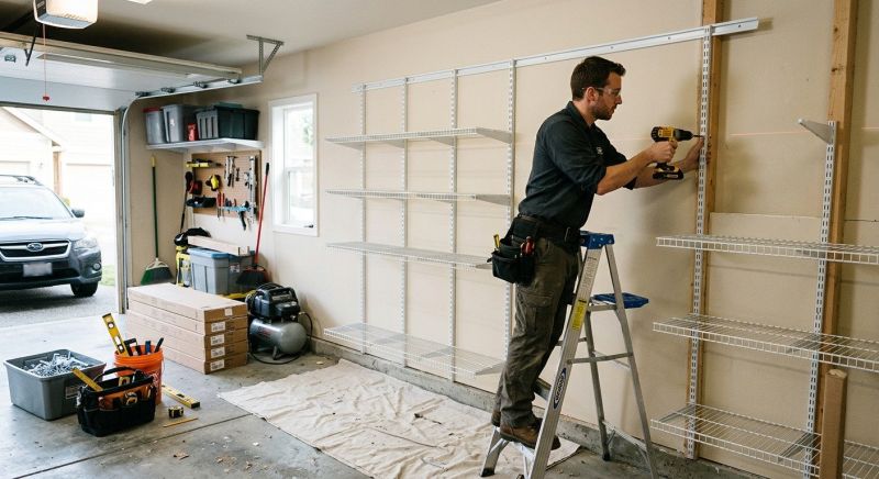 Garage Shelves Installation in Loudoun County, VA