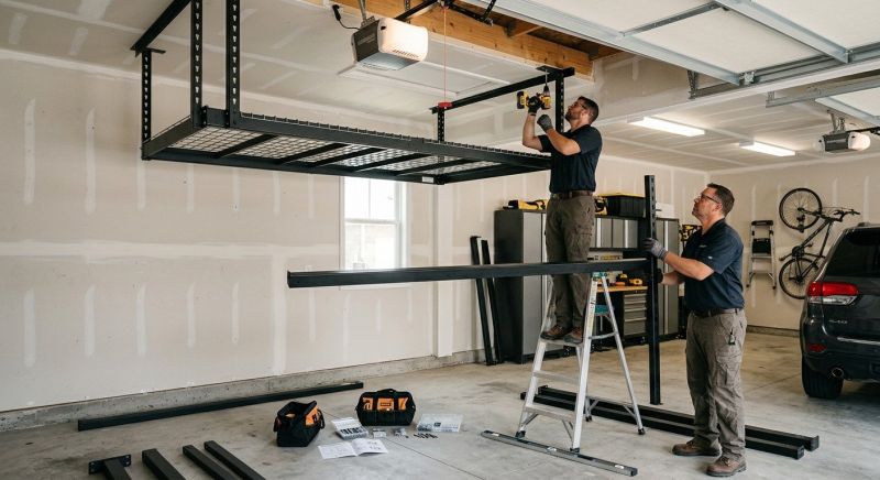 Garage Tool Rack Installation in Bethesda, MD