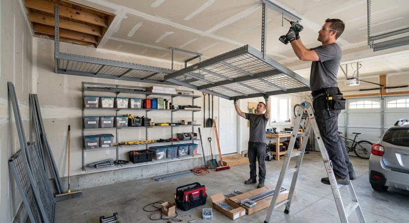 Garage Tool Rack Installation in Bethesda, MD