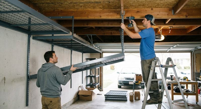 Garage Tool Rack Installation in Silver Spring, MD